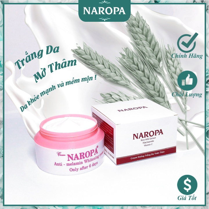 NAROPA Cream Dưỡng Trắng Da Toàn Thân (200g) | BigBuy360 - bigbuy360.vn