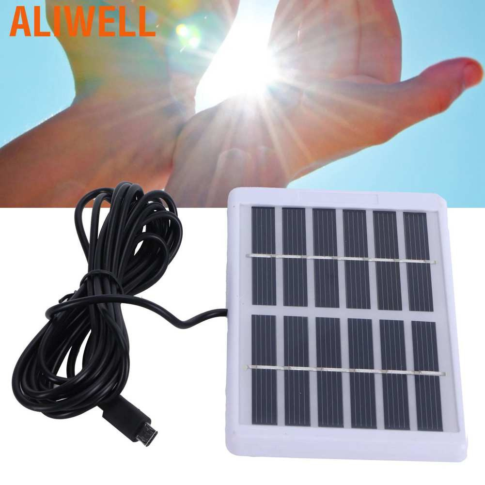 Tấm sạc năng lượng mặt trời 1.2W 6V cổng USB đa tinh thể tiện lợi
