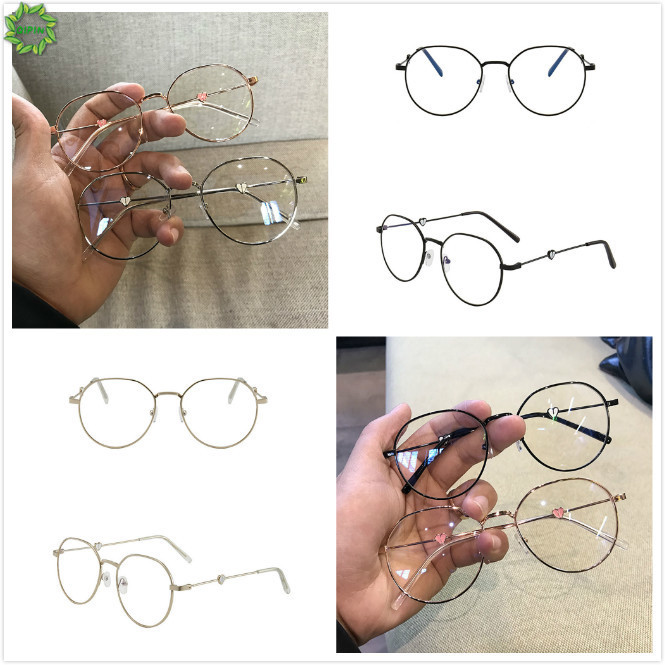 Mắt kính gọng tròn phong cách Hàn Quốc đơn giản