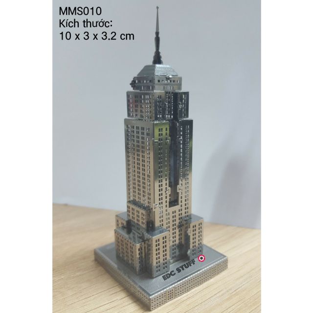 Đồ Chơi Mô Hình Kim Loại 3D Tự Lắp: Tháp Empire State - EDC STUFF shop