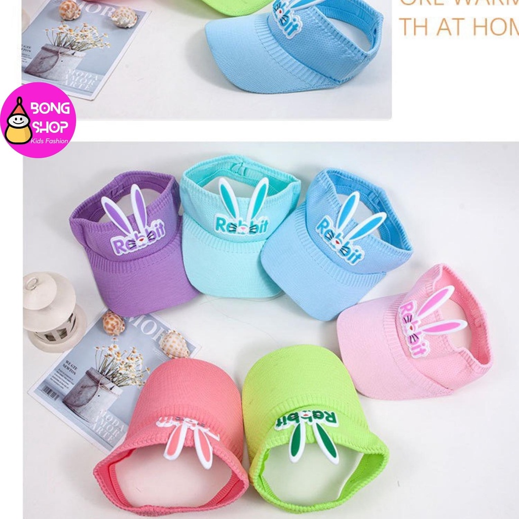 Mũ Lưỡi Trai Nửa Đầu In Chữ Chống Nắng/Gió Thời Trang Mùa Hè Cho Bé