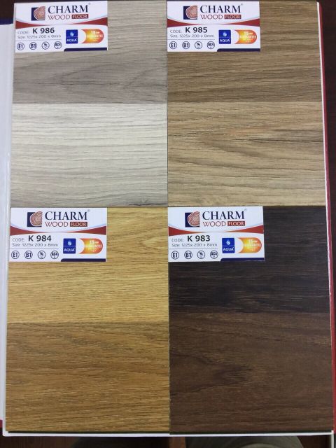 Sàn gỗ công nghiệp charm wood 8 ly (1m2)