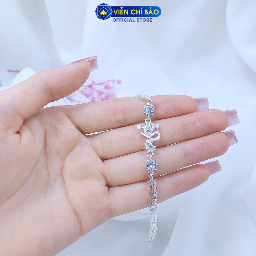 Lắc tay bạc nữ Kim tiền Cửu Vỹ Hồ Ly chất liệu bạc 925 thời trang phụ kiện trang sức nữ Viễn Chí Bảo L400494