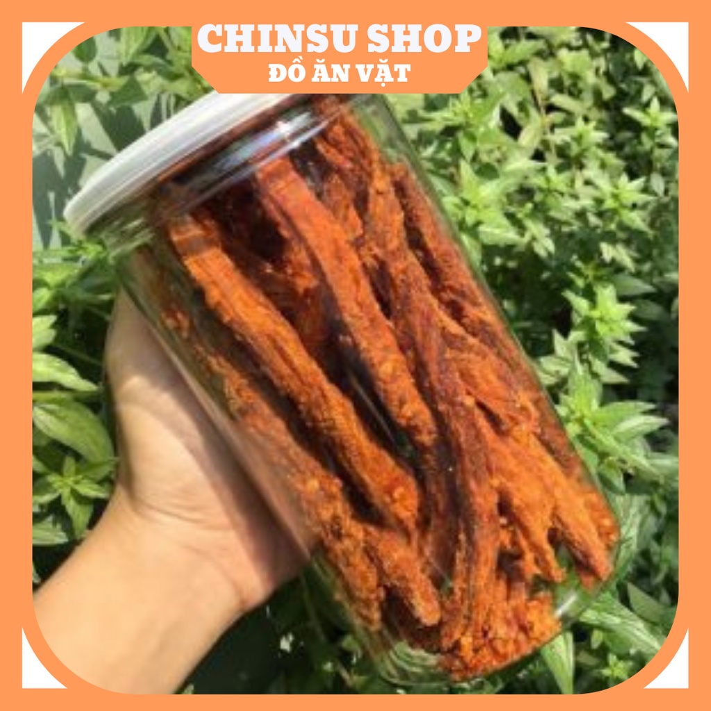 Khô bò que tẩm vị CHINSU 300gr đồ ăn vặt HÀ NỘI bò khô que tẩm vị cay-CHINSUSHOP