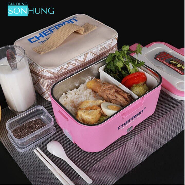 HỘP CƠM CHEFMAN CẮM ĐIỆN CÔNG SUẤT 45W[BẢO HÀNH CHÍNH HÃNG 6 THÁNG ]