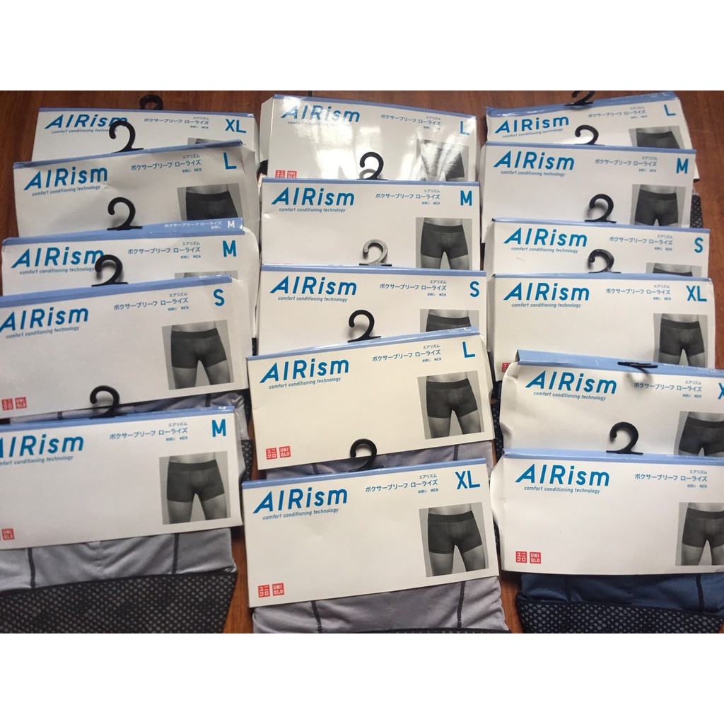 Quần boxer nam UNIQLO dòng Airism co giãn siêu bền