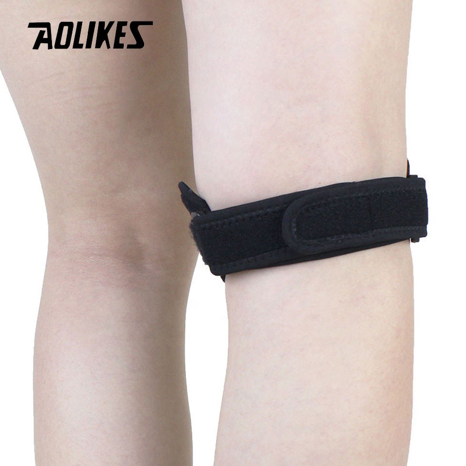 Đai bảo vệ đầu gối AOLIKES A-7918 đệm silicone hỗ trợ xương bánh chè Magnetic Knee Support Belt