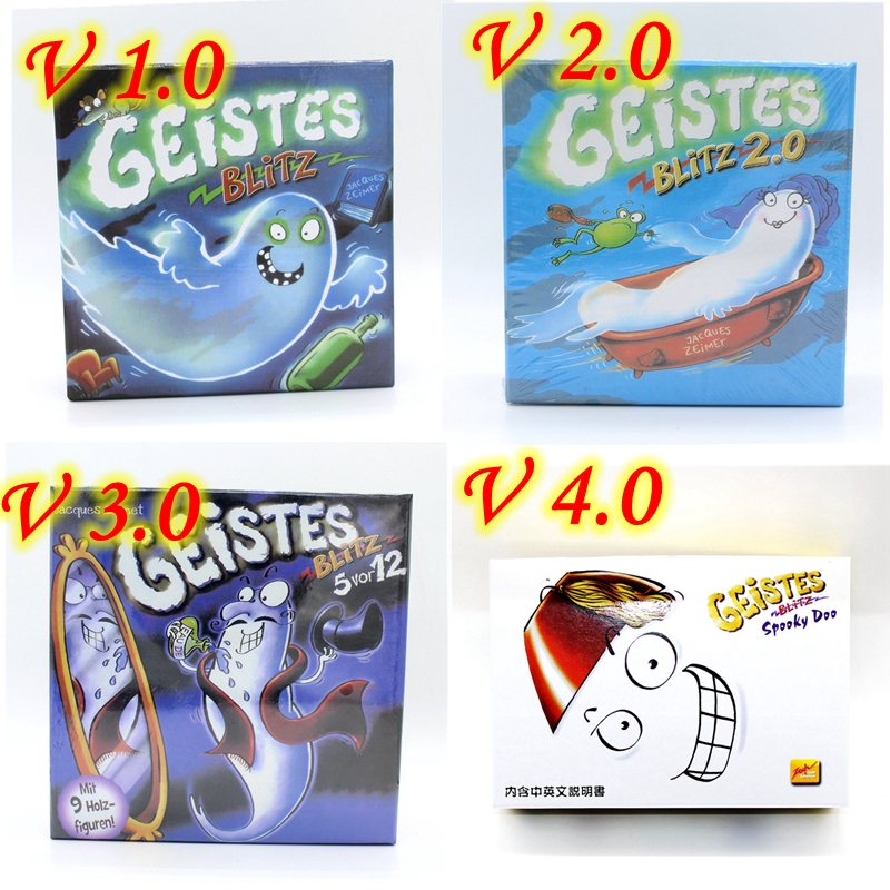 Geistes Blitz 1 2 3 4 Ghost Blitz Geitesblitz 5 Vor 12 Trò chơi bảng Doo Ma quái Trò chơi trong nhà Tiệc gia đình rất phổ biến