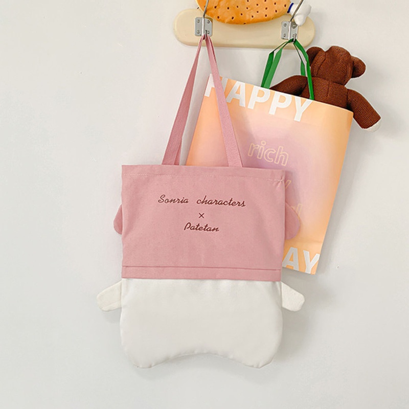 Youyo Túi vải Cỡ Lớn Họa Tiết Hoạt Hình Dễ Thương Cho Nữ