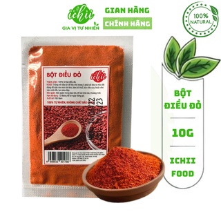 Bột điều đỏ ICHII, Bột điều đỏ nguyên chất chế biến thực phẩm gói 10g