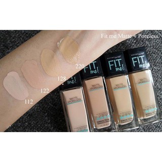 Kem nền chống nắng, kiềm dầu tone 120 maybelline fit me 30ml