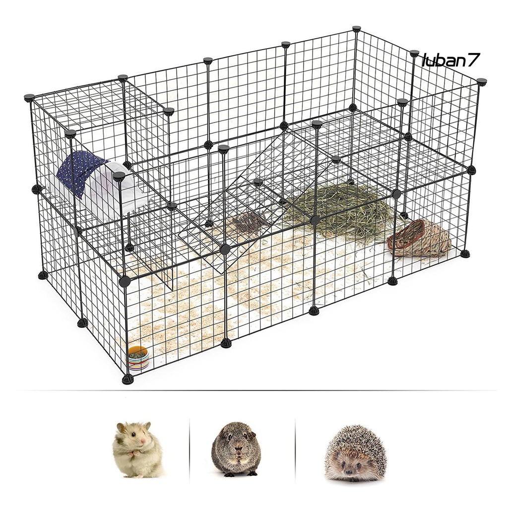 Hàng Rào Lưới Bằng Sắt Gắn Lồng Nuôi Chuột Hamster / Thỏ