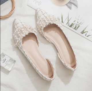 Giày búp bê phối nơ xinh xắn dành cho nữ