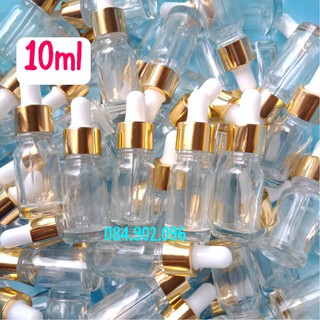 Combo 10 lọ chiết thủy tinh 10ml - Serum 10ml