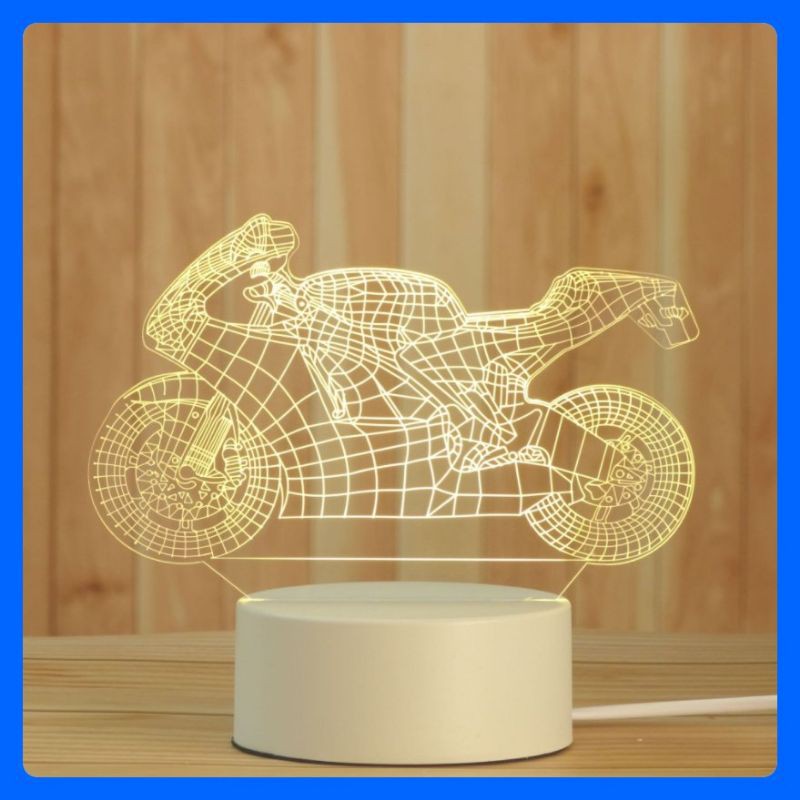 Đèn trang trí 3d hình Siêu xe Tặng kèm hộp quà cực xinh - Đèn ngủ led đẹp sáng tạo giá rẻ