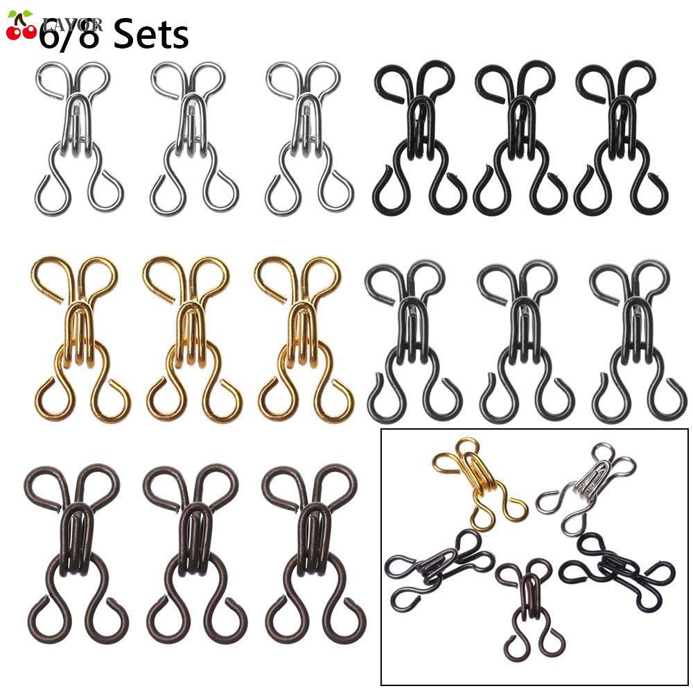 Set 6/8 Nút Áo Kim Loại Mini 11/14/16/18mm Chuyên Dụng May Quần Áo Búp Bê Cho Búp Bê