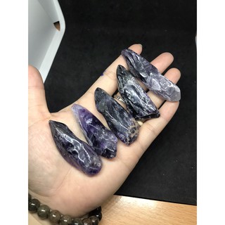 Amethyst Tím vụn bóng nhiều size - set 100g
