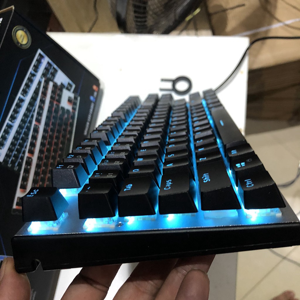 Bàn phím cơ EDRA EK3087 - Siêu phẩm năm 2020 - Led màu xanh dương 10 chế độ - Khung kim loại chống giật - Bảo hành 2 năm | BigBuy360 - bigbuy360.vn