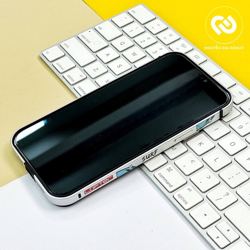 Bumper viền Lofter silver cao cấp  cho iP 13 Pro Max/13 Pro/ iP 13