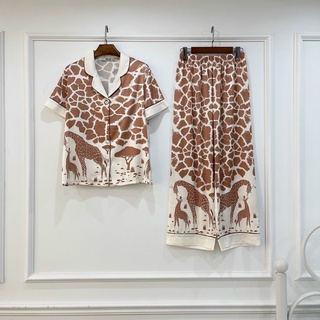 PIJAMA CỘC DÀI NAI CHẤM CAO CẤP