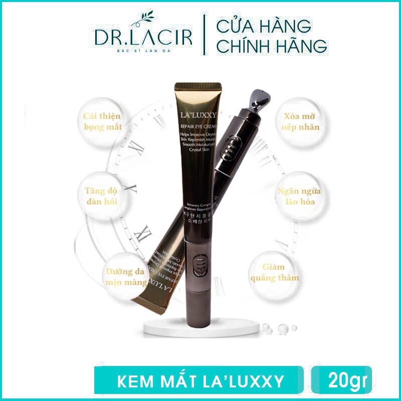 Kem Mắt La'luxxy Drlacir 20ml, Thanh Rung Lạnh Mờ Nhăn 3 Phút,giảm nếp nhăn,giảm bọng mắt,giảm thâm mắt,giữ ẩm cho da