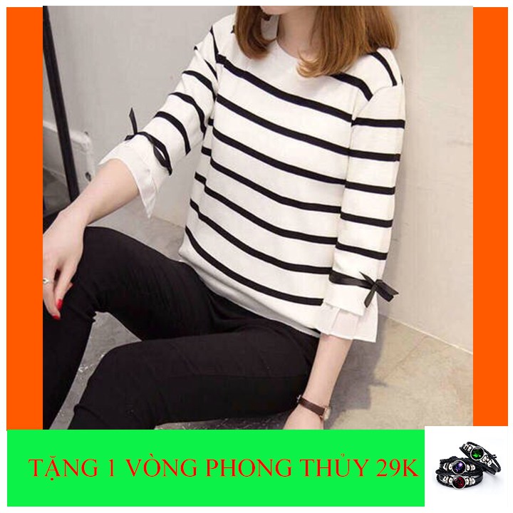 [ CỰC ĐẸP ] Áo kẻ nữ chất cotton cực đẹp