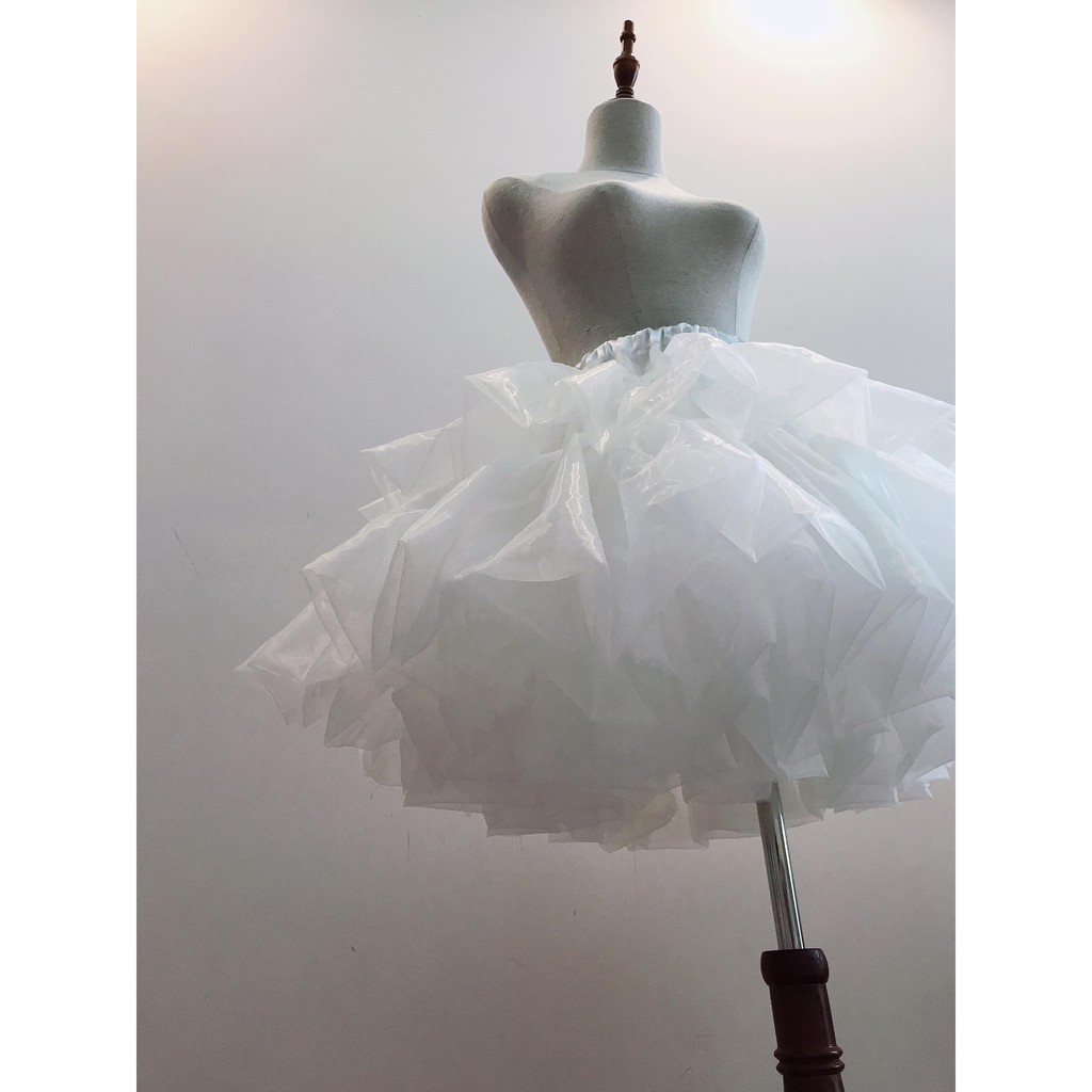Tùng phồng Lolita A-line siêu phồng chất liệu voan kính 4 lớp 6 lớp ⚡Ảnh thật shop tự chụp⚡
