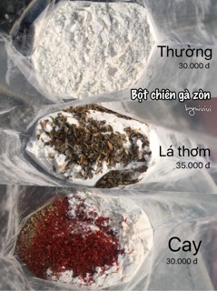 Bột chiên gà KFC 30k cho 1kg gà