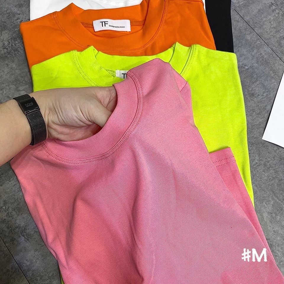 SET 3 ÁO THUN NỮ TRƠN CỔ TRÒN ĐƠN GIẢN, XINH XẮN | BigBuy360 - bigbuy360.vn