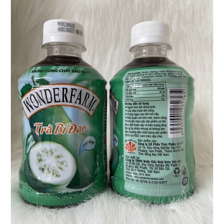 1 Lốc Trà Bí Đao Wonderfearm /6 Chai*280ml