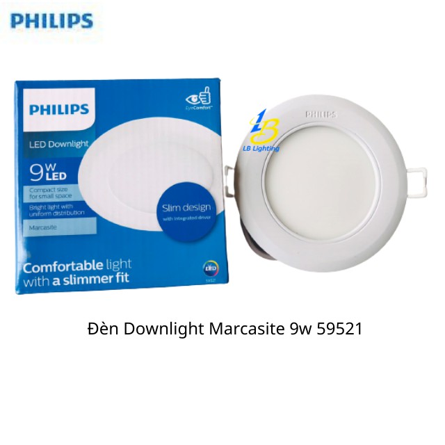 Đèn Downlight ,âm trần 59521 9w D95  Philips - chính hãng Uy Tín, Chất Lượng, Bền Đẹp - Lê Bùi Lighting