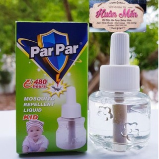 Combo 20 lọ tinh dầu đuổi muỗi parpar vỏ xanh EM BÉ sử dụng 30 ĐÊM