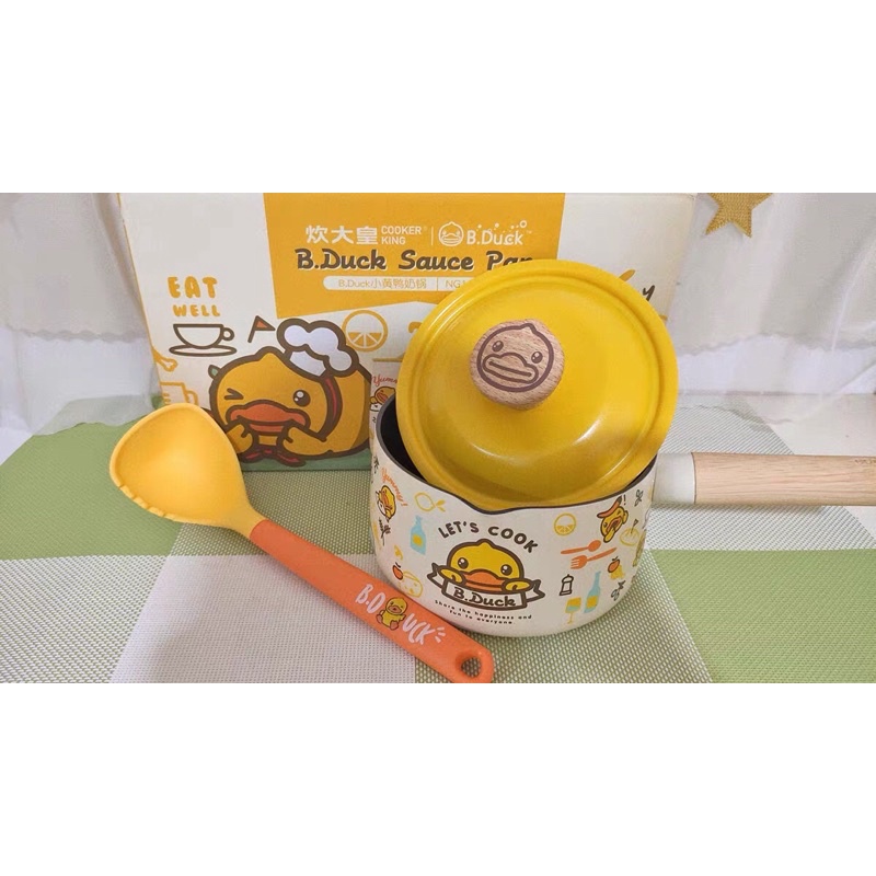Bộ nồi, chảo chiên xào hấp Bduck siêu cute chính hãng