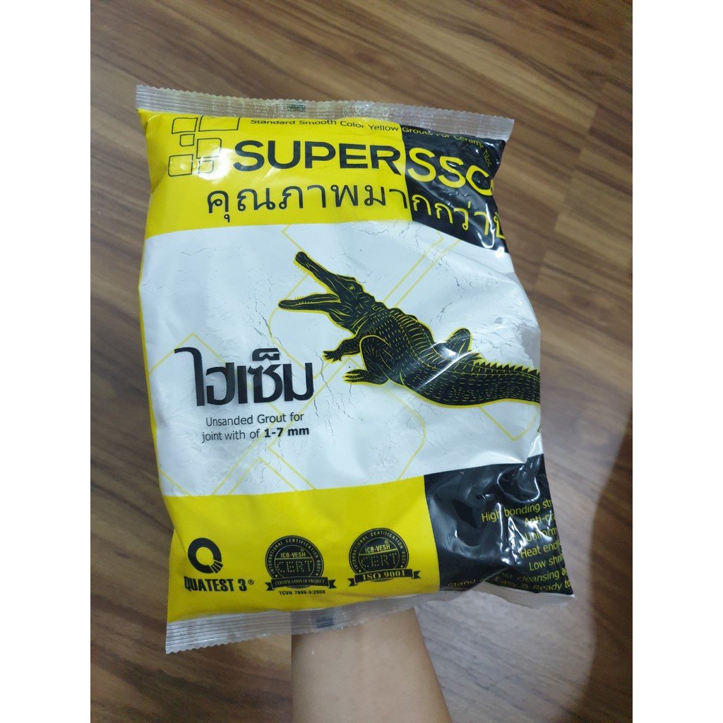 Keo Chà Ron Cá Sấu Thái Lan 1kg ~ Xi măng trắng Cá Sấu Thái Lan 1kg