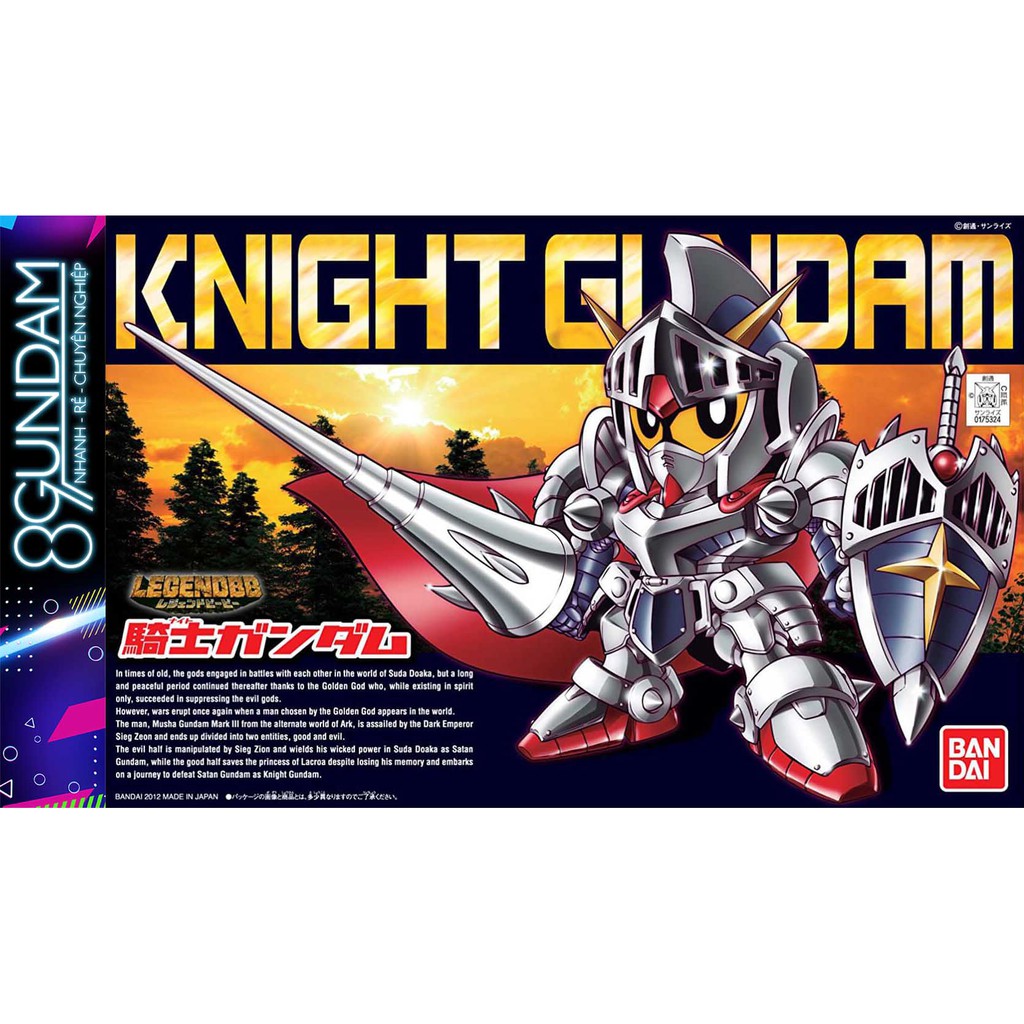 Mô Hình Lắp Ráp SD Legend BB 370 Knight Gundam