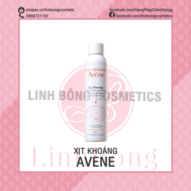 XỊT KHOÁNG AVENE THERMAL SPRING WATER 300ML (hàng đủ bill, video mua hàng)