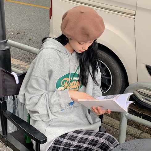 Áo Hoodie Tay Dài In Hình Cún Con Dễ Thương