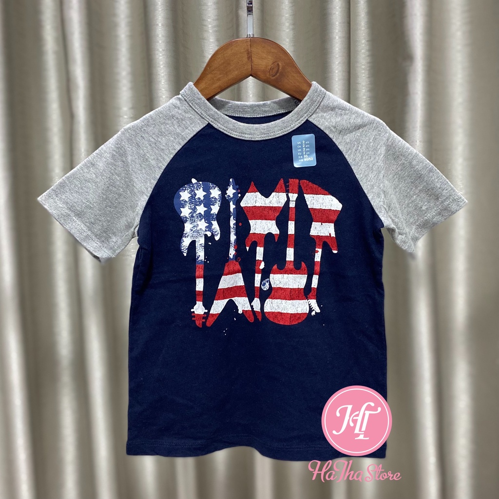 T-Shirt / Áo thun tay ngắn chữ Gap cho bé trai