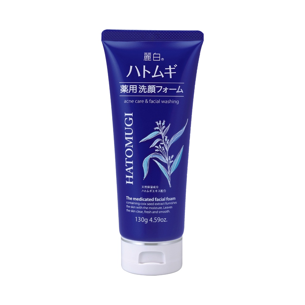 [HB Gift] [Hàng Tặng Không Bán] Sữa Rửa Mặt Ngừa Mụn, Dưỡng Ẩm Reihaku Hatomugi Acne Care & Facial Washing (130g)