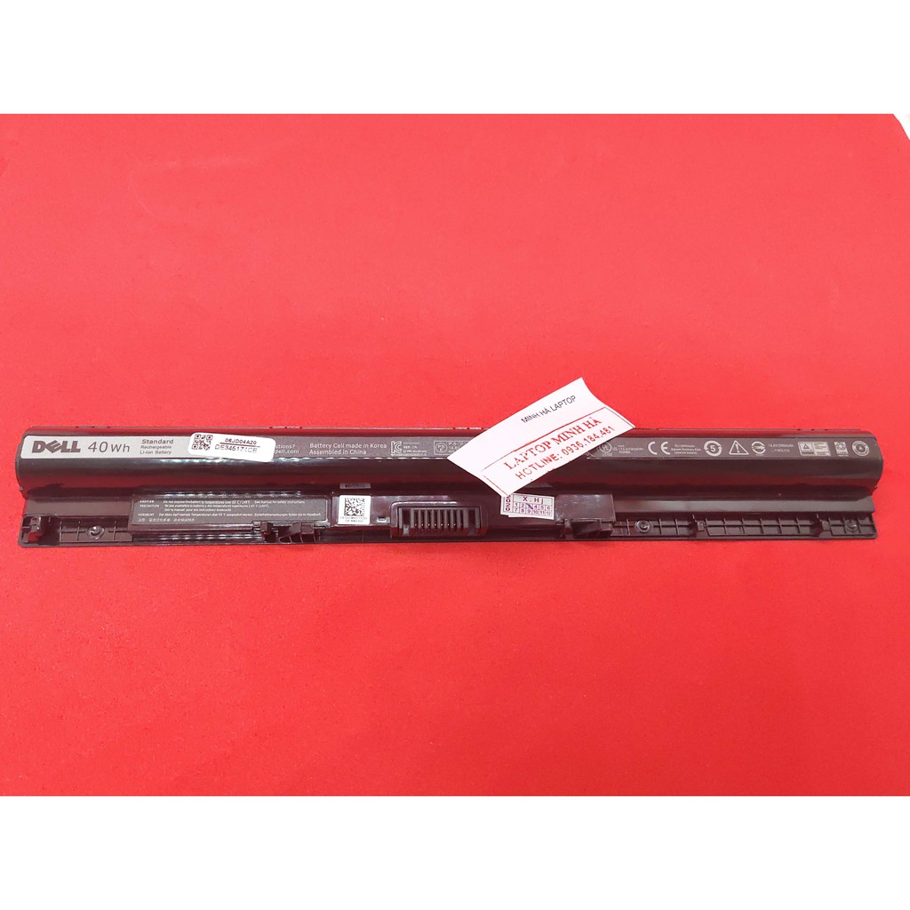 Pin laptop Dell M5Y1K, GXVJ3, 5758, 5755, 5559, 5558, 5555, 5551, 5451, 3451 14.8v 40wh ZIN có logo dell