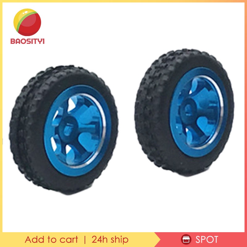 Bộ 4 Bánh Xe Cao Su 20mm Cho Xe Điều Khiển WLtoys 1 / 28 K969 K979 K989 P929