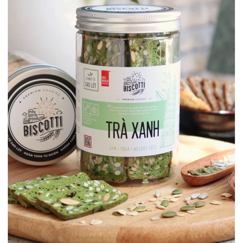 Bánh BISCOTTI Gạch Đỏ 250g - Bánh Ăn Kiêng, Giảm Cân, Dành Cho Người Tiểu Đường | BigBuy360 - bigbuy360.vn