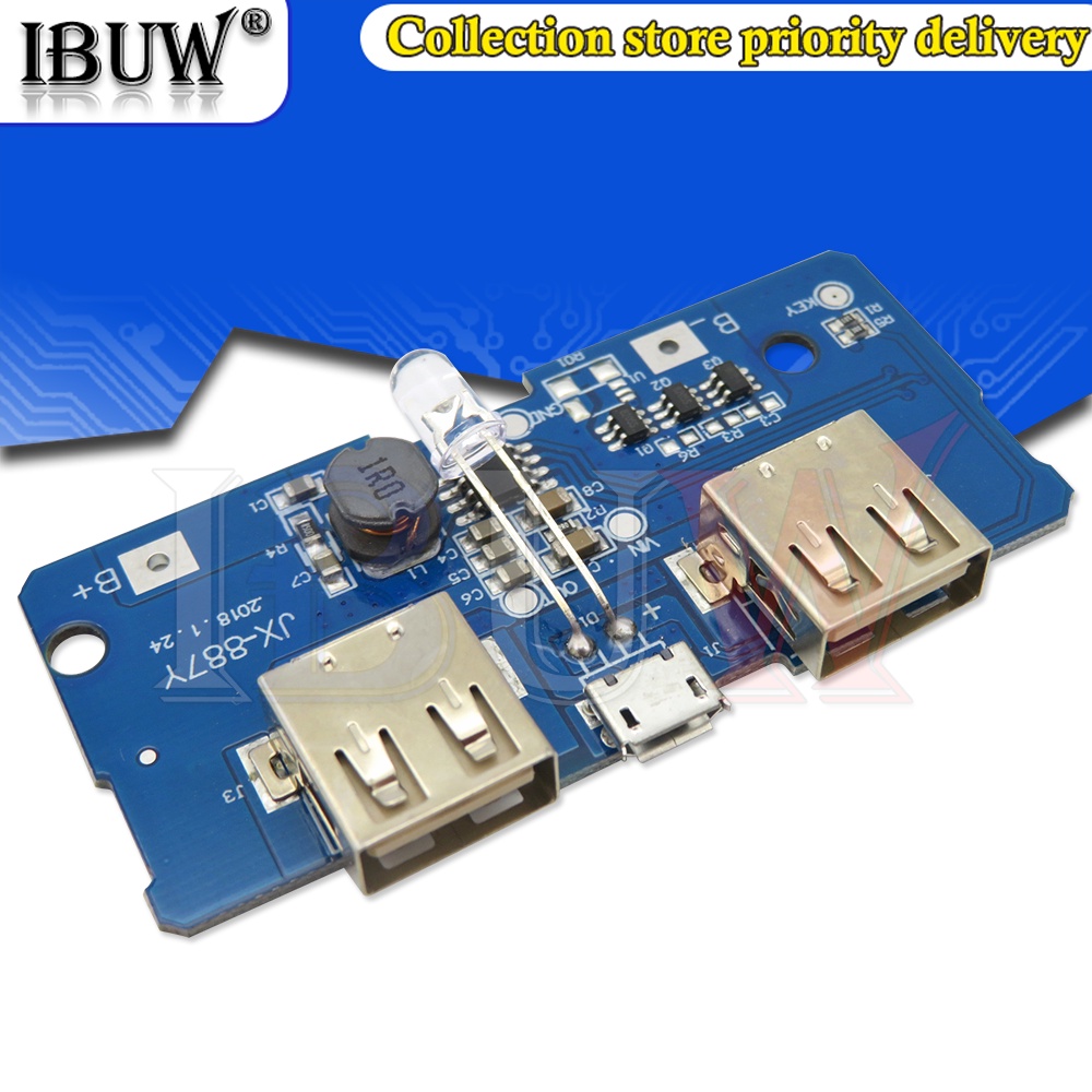 1 Mạch Tăng Áp Pin 3.7V Sang 5V2A 18650