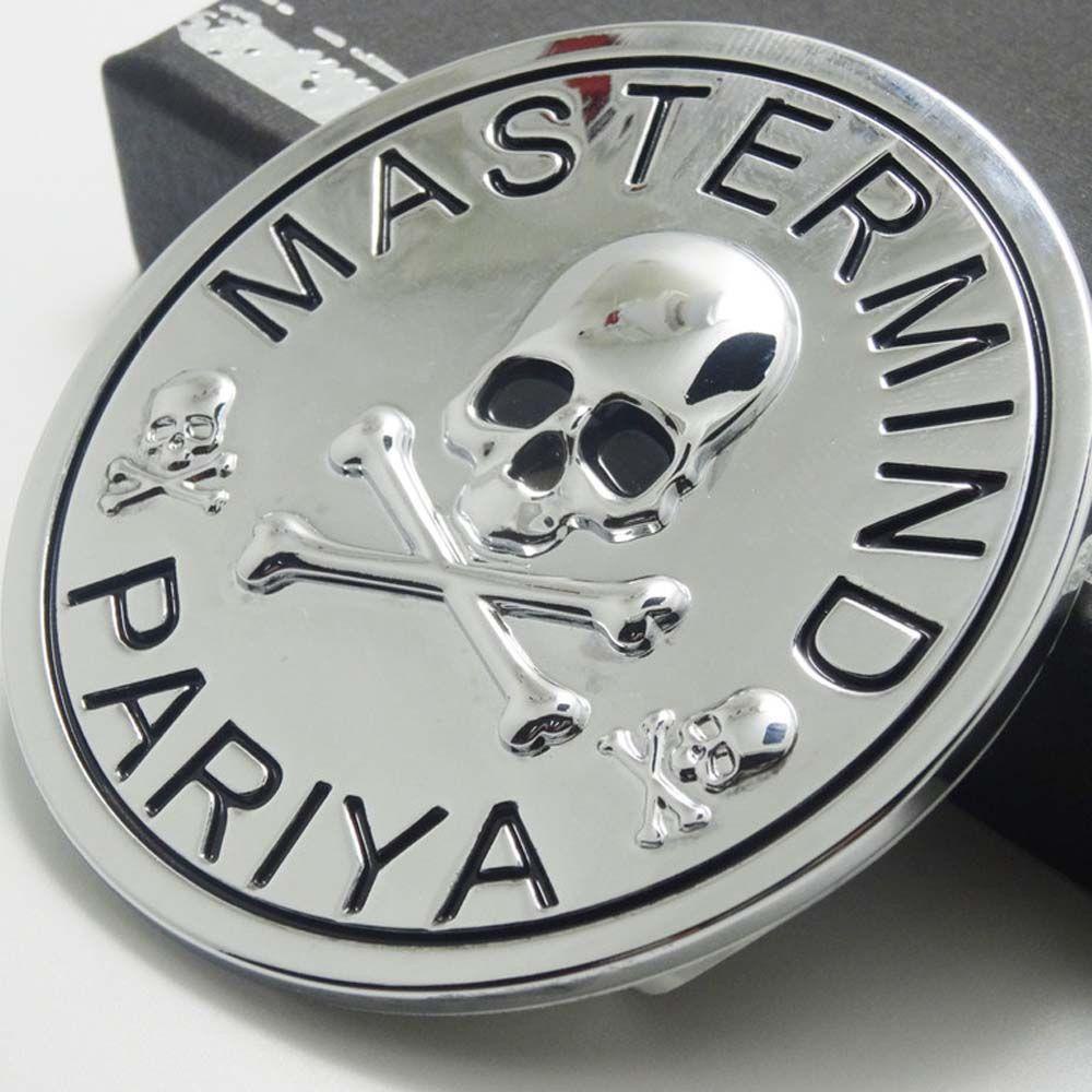 FENDER Miếng Dán Trang Trí Xe Hơi Hình Đầu Lâu Bằng Hợp Kim Kẽm Độc Đáo