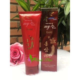 Sữa rửa mặt sâm đỏ My Gold Hàn Quốc