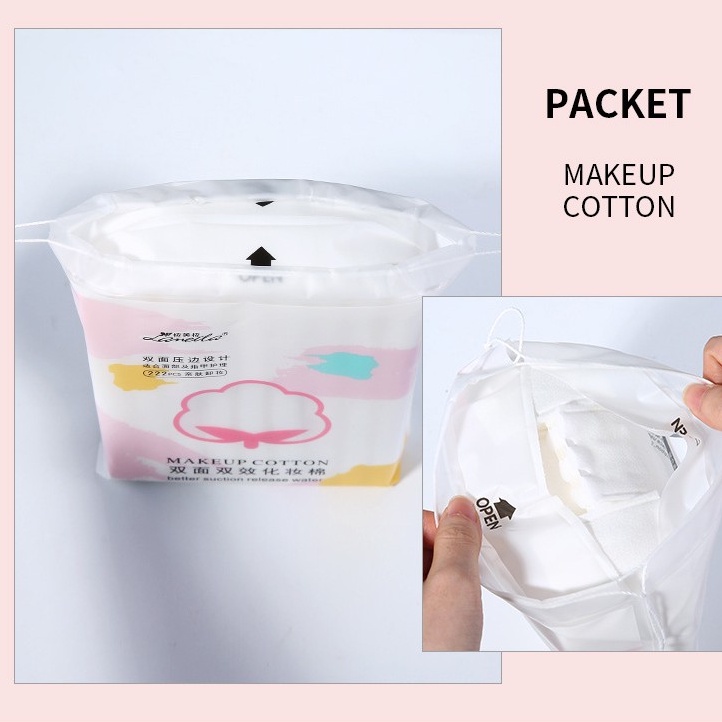 Bông tẩy trang Lameila túi 222 Miếng BLML222 | BigBuy360 - bigbuy360.vn