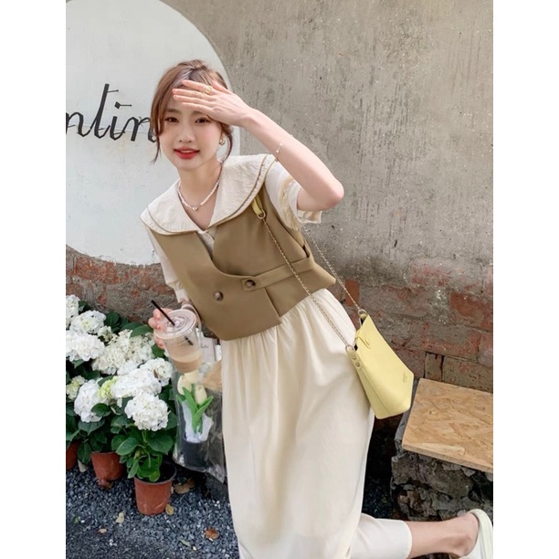 Set đầm babydoll kèm ghile