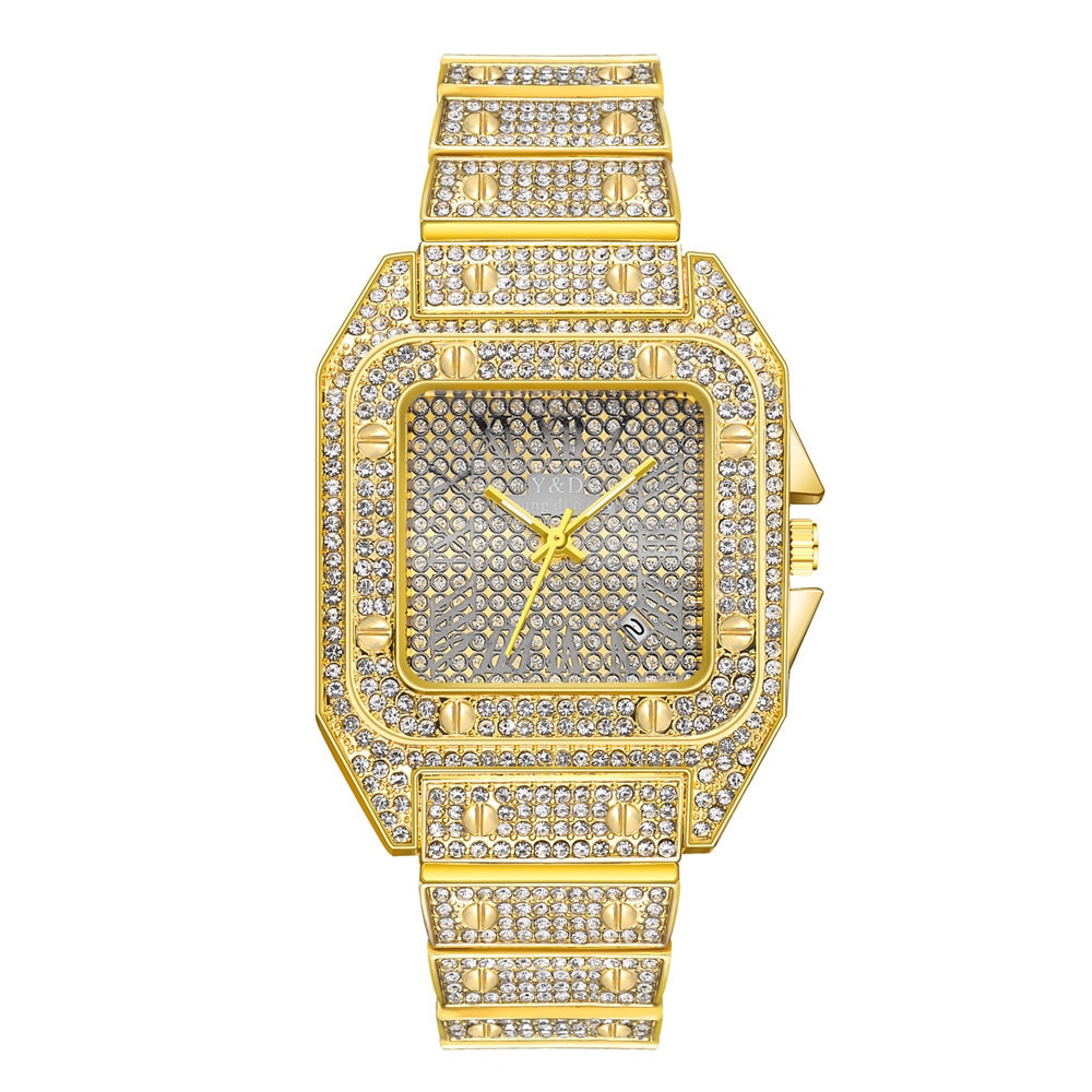 Đồng hồ nam dây thép lưới mạ vàng sang trọng
 | BigBuy360 - bigbuy360.vn