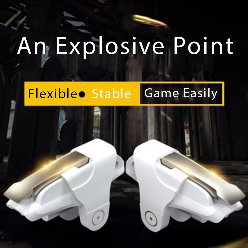 Set 2 Kẹp Hỗ Trợ Chơi Game Pubg L1R1 Gắn Điện Thoại