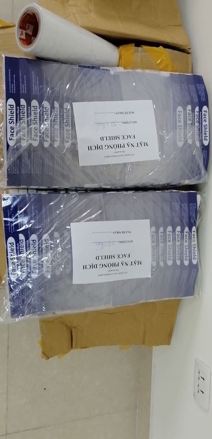 TẤM CHẮN CHỐNG GIỌT BẮN FACE SHIELD MICA